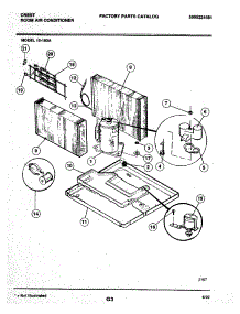 07 - Compressor parts for Frigidaire 15-183A from AppliancePartsPros.com