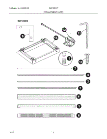 03 - Replacement Parts parts for Electrolux Refrigerator DUORSRKIT from AppliancePartsPros.com