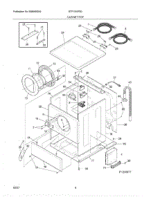 05 - Cabinet / Top parts for Crosley Washer BTF1240FS0 from AppliancePartsPros.com