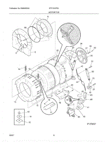 07 - Motor / Tub parts for Crosley Washer BTF1240FS0 from AppliancePartsPros.com