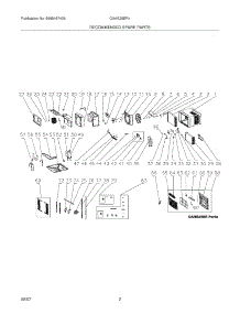 03 - Recommended Spare Parts parts for Crosley Air Conditioner CAHE25ER1 from AppliancePartsPros.com