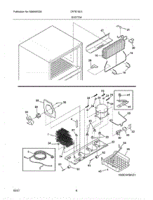 09 - System parts for Crosley Refrigerator CRTE183IAS3 from AppliancePartsPros.com