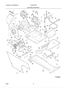 05 - Motor / Blower / Belt parts for Crosley Washer Dryer Combo CLCG500FW0 from AppliancePartsPros.com