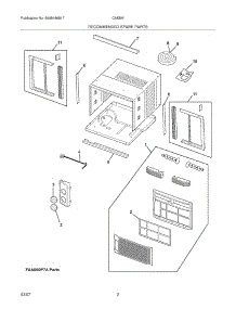 03 - Recommended Spare Parts parts for Crosley Air Conditioner CAE8M3 from AppliancePartsPros.com
