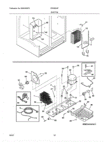 13 - System parts for Crosley Refrigerator CRSE234FB0 from AppliancePartsPros.com