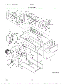17 - Ice Container parts for Crosley Refrigerator CRSE234FSM0 from AppliancePartsPros.com
