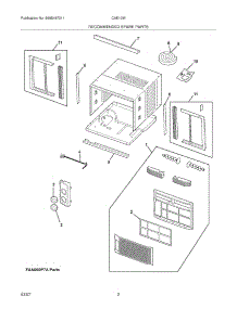 03 - Recommended Spare Parts parts for Crosley Air Conditioner CAE10M3 from AppliancePartsPros.com