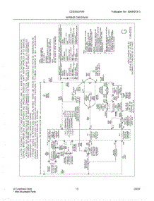 13 - Wiring Diagram parts for Crosley Dryer CDG5000FW0 from AppliancePartsPros.com