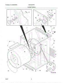03 - Cabinet / Drum parts for Crosley Dryer CDEC400FW0 from AppliancePartsPros.com
