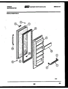 03 - Refrigerator Door Parts parts for Frigidaire Grass Line Trimmer TE from AppliancePartsPros.com