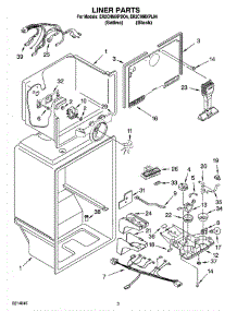 03 - Liner Parts parts for Whirlpool Refrigerator ER2CHMXPBO4 from AppliancePartsPros.com