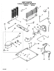 04 - Unit Parts parts for Whirlpool Refrigerator ER2CHMXPBO4 from AppliancePartsPros.com