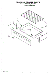 05 - Drawer & Broiler Parts, Optional Parts (Not Included) parts for Whirlpool Range TES335MB4 from AppliancePartsPros.com