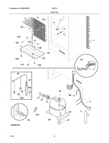 07 - System parts for Crosley Freezer FMR13 from AppliancePartsPros.com