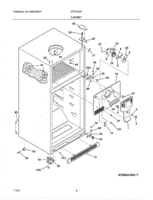 05 - Cabinet parts for Crosley Refrigerator CRTE183AQ4 from AppliancePartsPros.com