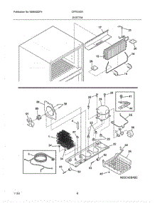 09 - System parts for Crosley Refrigerator CRTE183AW8 from AppliancePartsPros.com