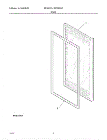 03 - Door parts for Crosley Refrigerator GDR22CWL4 from AppliancePartsPros.com