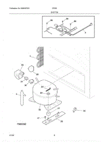 07 - System parts for Frigidaire Freezer CF200 from AppliancePartsPros.com