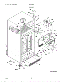 05 - Cabinet parts for Crosley Refrigerator CRTE187AS2 from AppliancePartsPros.com