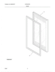 03 - Door parts for Crosley Refrigerator GDR22CWR5 from AppliancePartsPros.com