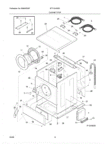 05 - Cabinet / Top parts for Crosley Washer BTF1240ES0 from AppliancePartsPros.com