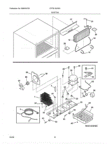 09 - System parts for Crosley Refrigerator CRTE183AWA from AppliancePartsPros.com