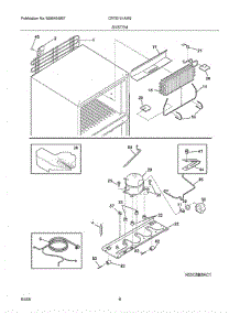 09 - System parts for Crosley Refrigerator CRTE151AW2 from AppliancePartsPros.com