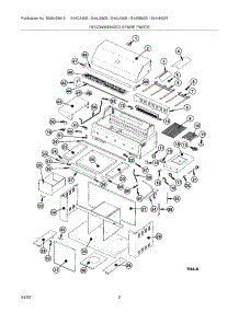 03 - Recommended Spare Parts parts for Electrolux Grill E44LB60ESS from AppliancePartsPros.com
