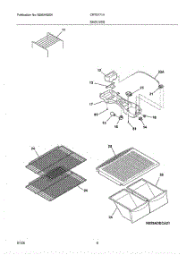 07 - Shelves parts for Crosley Refrigerator CRTE171AQ3 from AppliancePartsPros.com