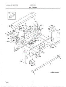 03 - Backguard parts for Crosley Range CSK389003 from AppliancePartsPros.com