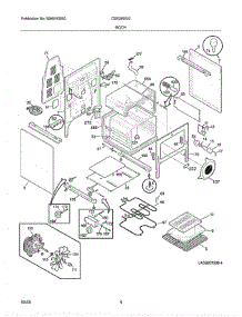 05 - Body parts for Crosley Range CSK389003 from AppliancePartsPros.com