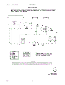 12 - Wiring Diagram parts for Frigidaire Dryer CGF140CES0 from AppliancePartsPros.com