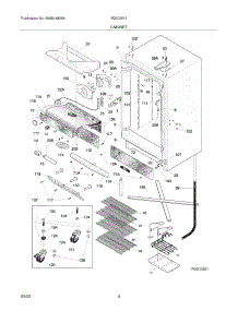 05 - Cabinet parts for Crosley Refrigerator R22CW13 from AppliancePartsPros.com