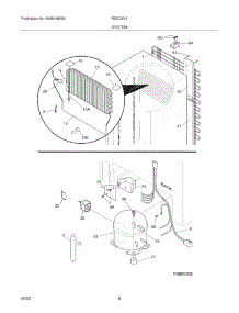 07 - System parts for Crosley Refrigerator R22CW13 from AppliancePartsPros.com