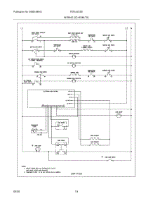 10 - Wiring Schematic parts for Frigidaire Range FEFL64DSE from AppliancePartsPros.com