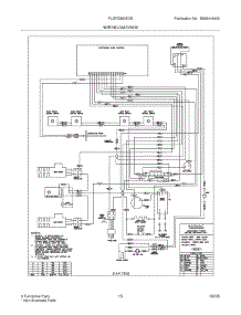 15 - Wiring Diagram parts for Frigidaire Range PLGFZ390ECB from AppliancePartsPros.com