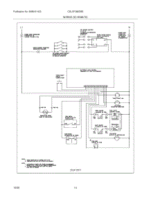 14 - Wiring Schematic parts for Frigidaire Range CGLGF382DSE from AppliancePartsPros.com