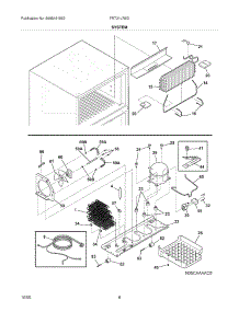 09 - System parts for Frigidaire Refrigerator FRT21LR8DSP from AppliancePartsPros.com