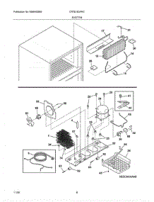 09 - System parts for Crosley Refrigerator CRTE183AWC from AppliancePartsPros.com