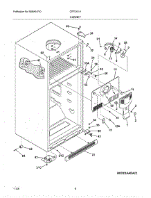 05 - Cabinet parts for Crosley Refrigerator CRTE151AQ5 from AppliancePartsPros.com