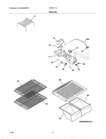 07 - Shelves parts for Crosley Refrigerator CRTE171AQ4 from AppliancePartsPros.com