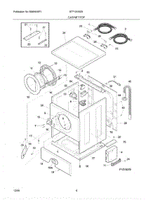 05 - Cabinet / Top parts for Crosley Washer BTF1240ES1 from AppliancePartsPros.com