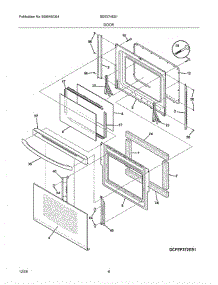 09 - Door parts for Crosley Range BES374ES1 from AppliancePartsPros.com
