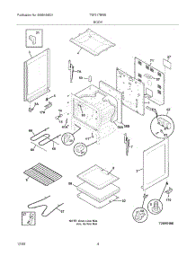05 - Body parts for Tappan Range TEF317BWE from AppliancePartsPros.com