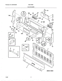 03 - Backguard parts for Crosley Range BEC318ES1 from AppliancePartsPros.com