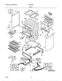 05 - Body parts for Crosley Range BEC318ES1 from AppliancePartsPros.com