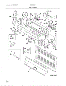 03 - Backguard parts for Crosley Range BES375ES1 from AppliancePartsPros.com