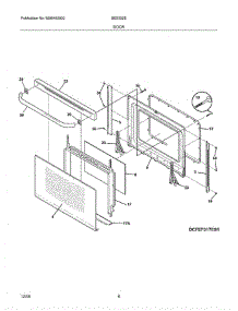 09 - Door parts for Crosley Range BES322ES1 from AppliancePartsPros.com