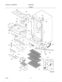 05 - Cabinet parts for Crosley Refrigerator GDR22CWL6 from AppliancePartsPros.com