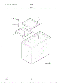 03 - Door parts for Crosley Freezer ST05G2 from AppliancePartsPros.com
